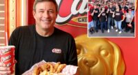 Hollywood goes crazy as Raising Caneâs hits 1,000th location